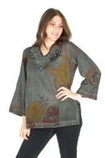 Load image into Gallery viewer, Vintage Boho Tunic with Embroidery
