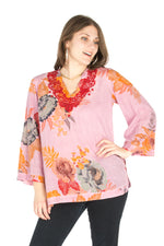 Load image into Gallery viewer, Vintage Boho Tunic with Embroidery
