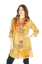 Load image into Gallery viewer, Vintage Boho Tunic with Embroidery
