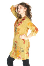 Load image into Gallery viewer, Vintage Boho Tunic with Embroidery
