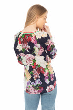 Load image into Gallery viewer, Floral Printed V-neck Tunic
