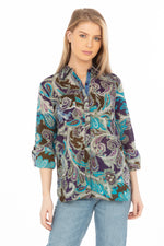 Load image into Gallery viewer, Paisley Button-Down Shirt
