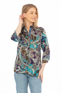 Paisley Button-Down Shirt