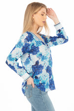 Load image into Gallery viewer, Floral Printed V-neck Tunic
