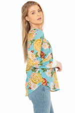 Load image into Gallery viewer, Floral Printed V-neck Tunic
