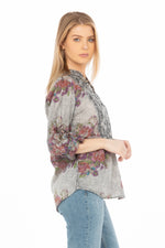 Load image into Gallery viewer, Vintage Tunic with Floral Embroidery
