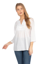 Load image into Gallery viewer, White Boho Tunic with Embroidery
