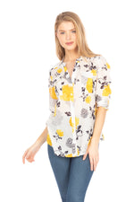 Load image into Gallery viewer, Button Down Floral Printed Tunic
