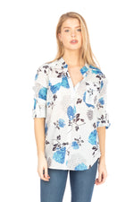 Load image into Gallery viewer, Button Down Floral Printed Tunic
