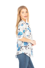 Load image into Gallery viewer, Button Down Floral Printed Tunic
