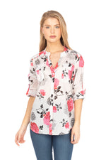 Load image into Gallery viewer, Button Down Floral Printed Tunic
