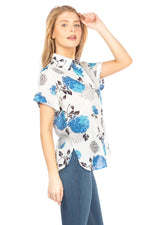 Load image into Gallery viewer, Floral Short Sleeve Button Down Shirt
