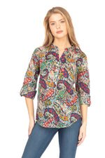 Load image into Gallery viewer, Paisley Floral Tunic
