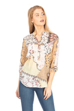 Load image into Gallery viewer, Patchwork Print Tunic
