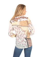 Load image into Gallery viewer, Patchwork Print Tunic
