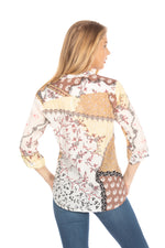 Load image into Gallery viewer, Patchwork Print Tunic
