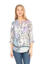 Load image into Gallery viewer, Patchwork Print Tunic
