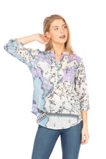 Load image into Gallery viewer, Patchwork Print Tunic
