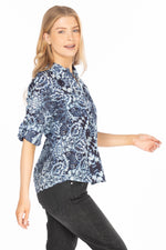 Load image into Gallery viewer, Floral Print Button-Down Shirt
