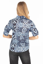 Load image into Gallery viewer, Floral Print Button-Down Shirt
