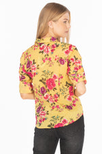 Load image into Gallery viewer, Floral Print Button-Down Shirt
