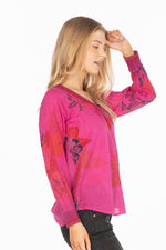 Load image into Gallery viewer, Vintage Floral Printed V-neck Tunic
