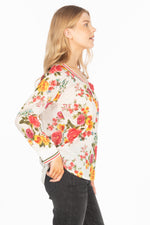 Load image into Gallery viewer, Floral Printed V-neck Tunic
