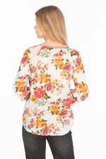 Load image into Gallery viewer, Floral Printed V-neck Tunic
