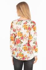 Load image into Gallery viewer, Floral Printed V-neck Tunic
