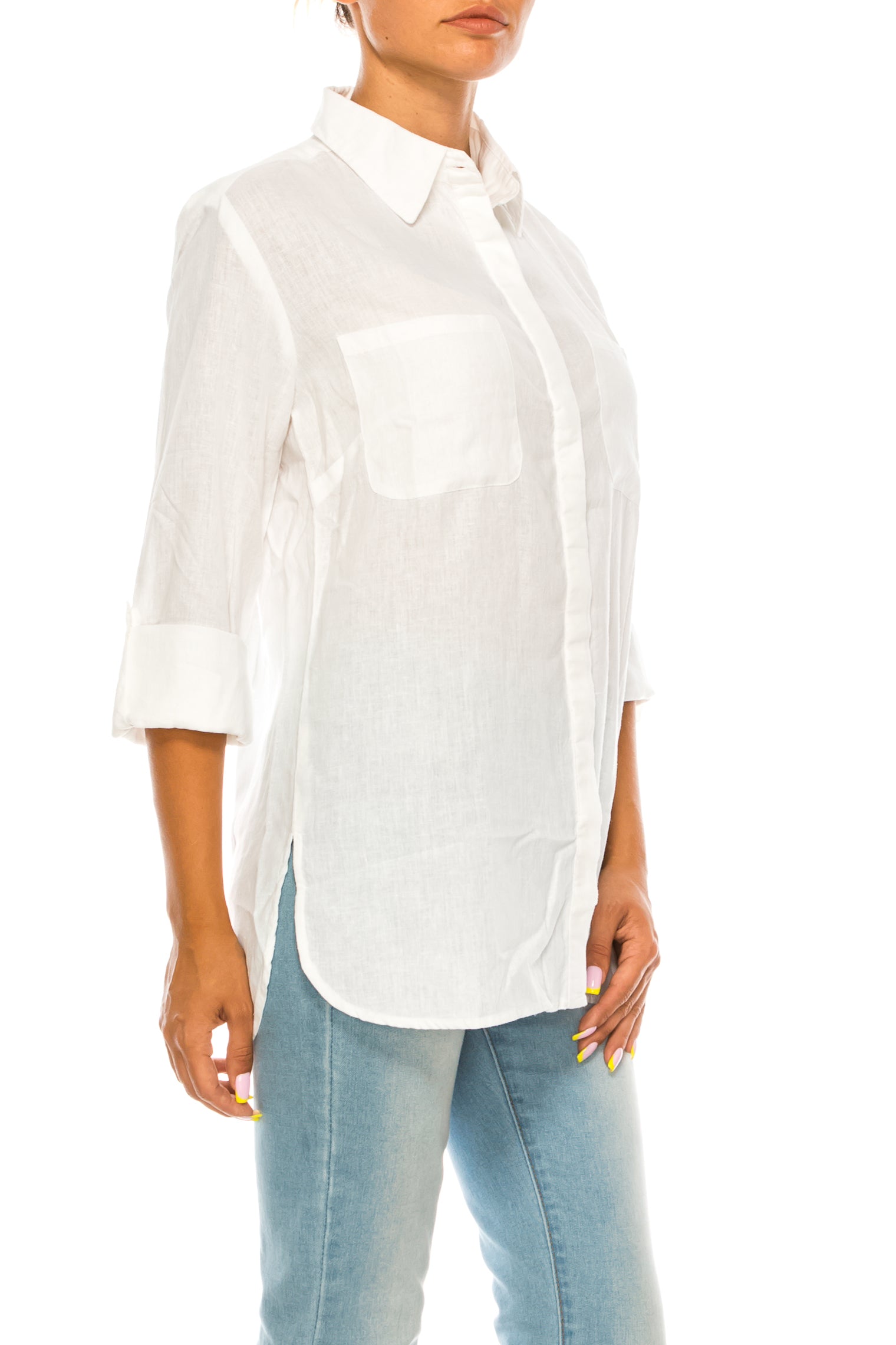 White Linen Shirt