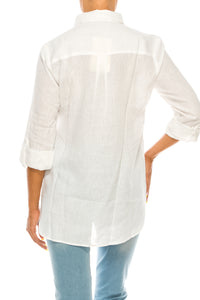 White Linen Shirt