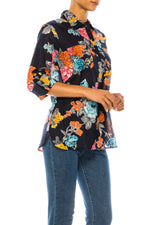 Load image into Gallery viewer, Floral Printed Button-Down Shirt
