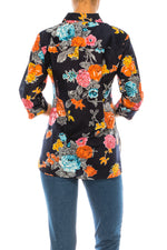 Load image into Gallery viewer, Floral Printed Button-Down Shirt
