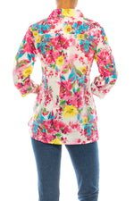 Load image into Gallery viewer, Floral Print Button-Down Shirt
