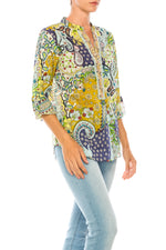 Load image into Gallery viewer, Paisley Patchwork Tunic with Embroidery
