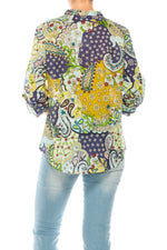 Load image into Gallery viewer, Paisley Patchwork Tunic with Embroidery
